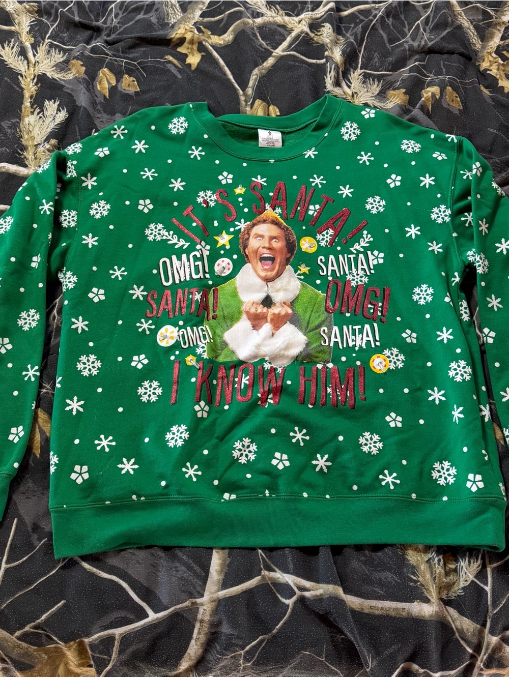 Green 'I Know Him!' Holiday Sweatshirt - Men